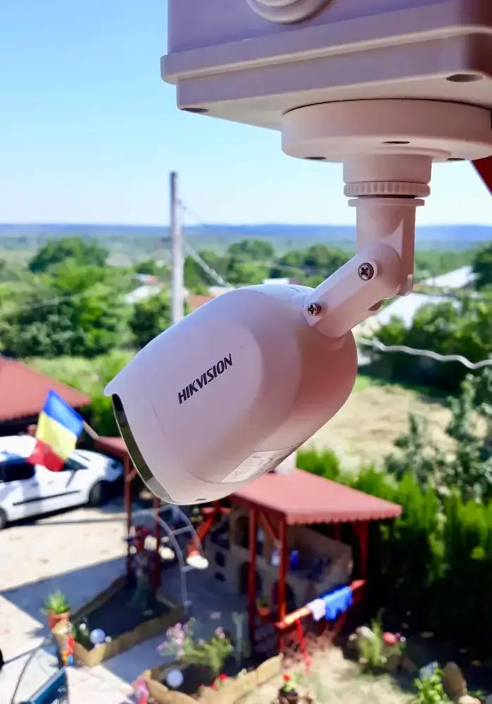 Execuție montaj sistem supraveghere Hikvision ColorVu – Malaestii De Jos, Prahova