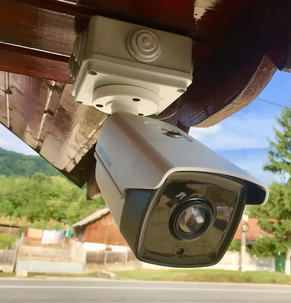 Execuție montaj sistem supraveghere Hikvision – Plopșoru,Gorj