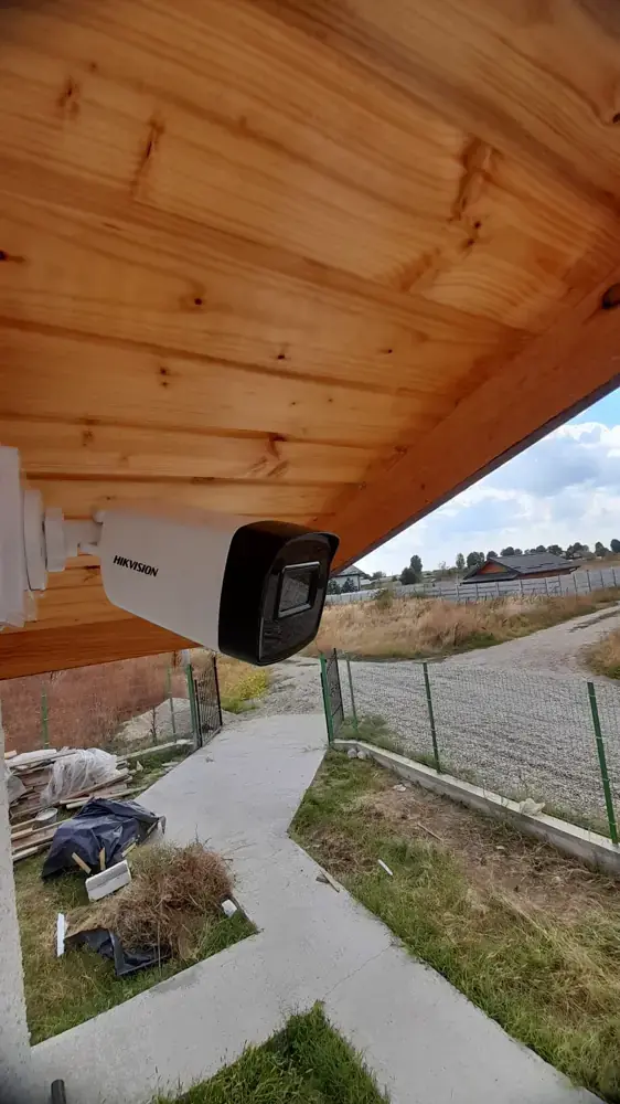 Execuție montaj sistem supraveghere video HIKVISION – Vidra, Ilfov