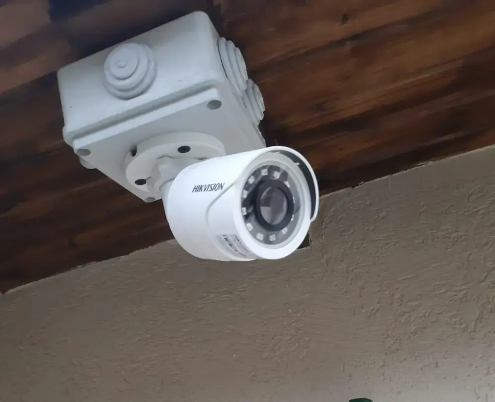 Execuție montaj sistem supraveghere video IP HIKVISION – Aninoasa, Dambovita
